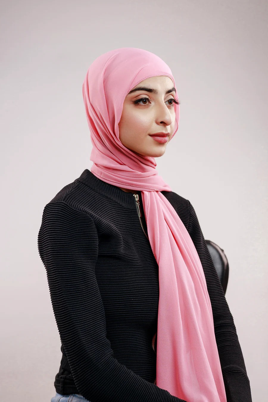 PRE-SEWN INSTANT GEORGETTE- BABY PINK