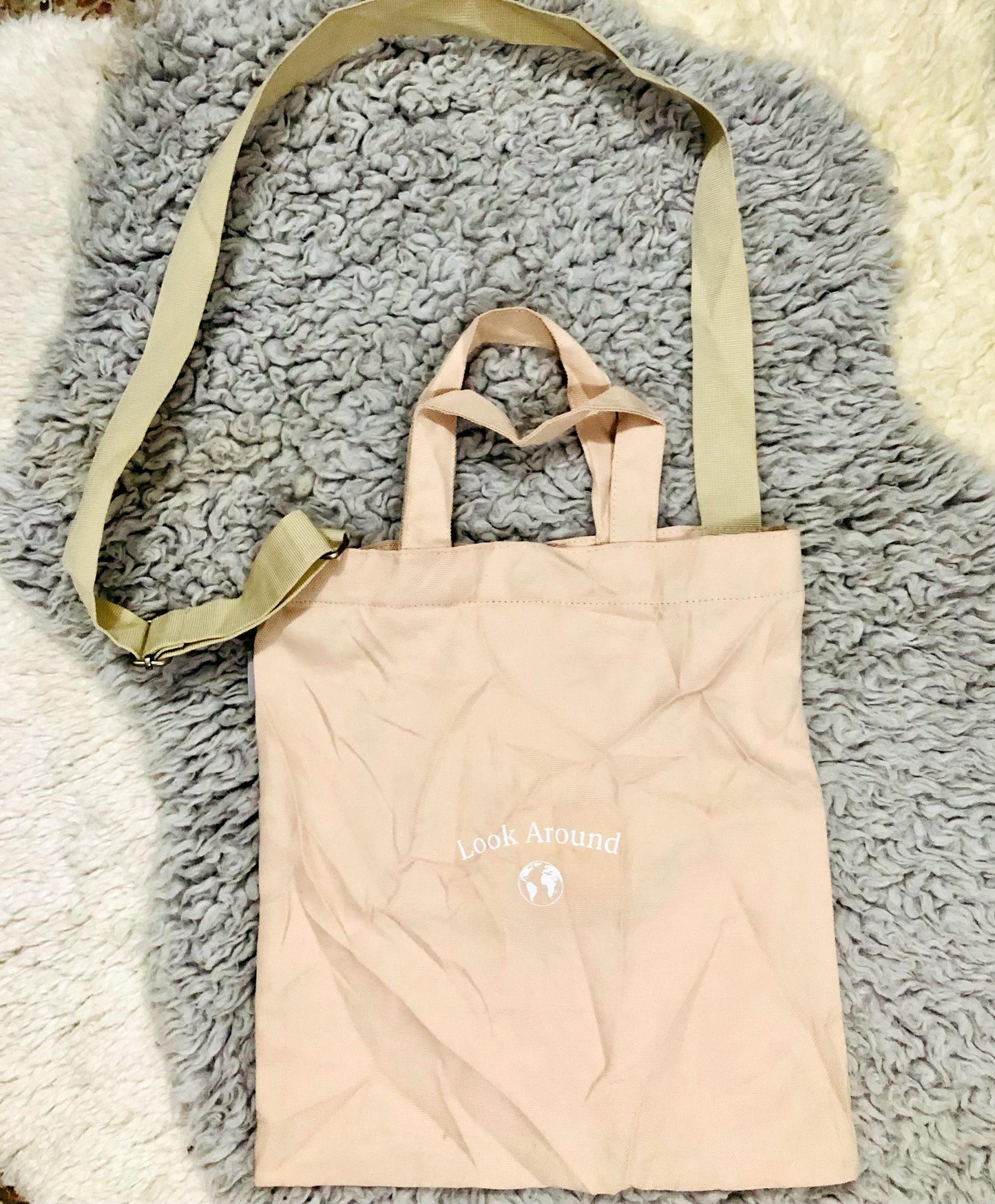 BUTTON TOTE BAG